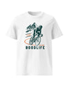 Camiseta Road B de Boodlife en color blanco, algodón orgánico