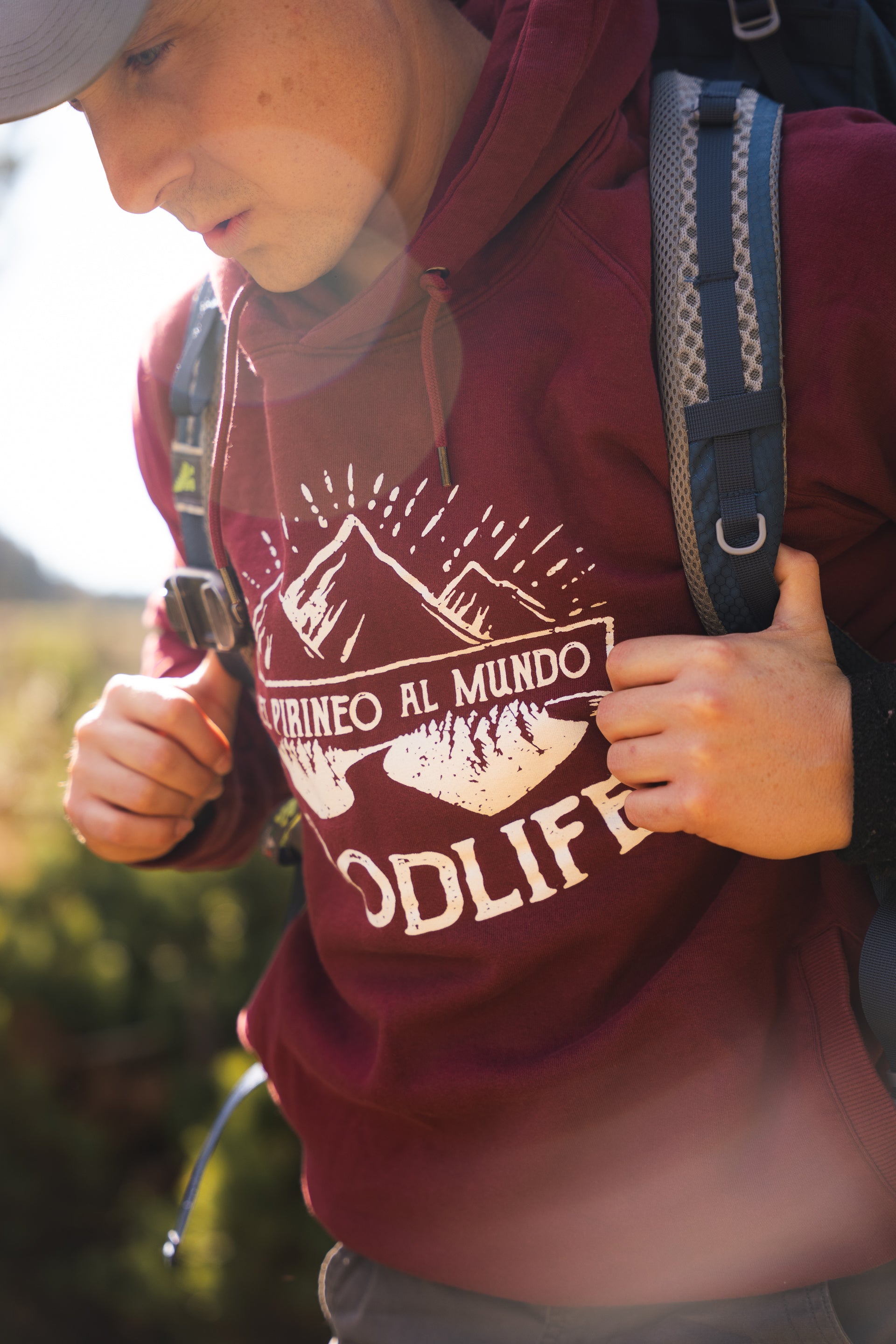 Sudadera Pirineo Granate