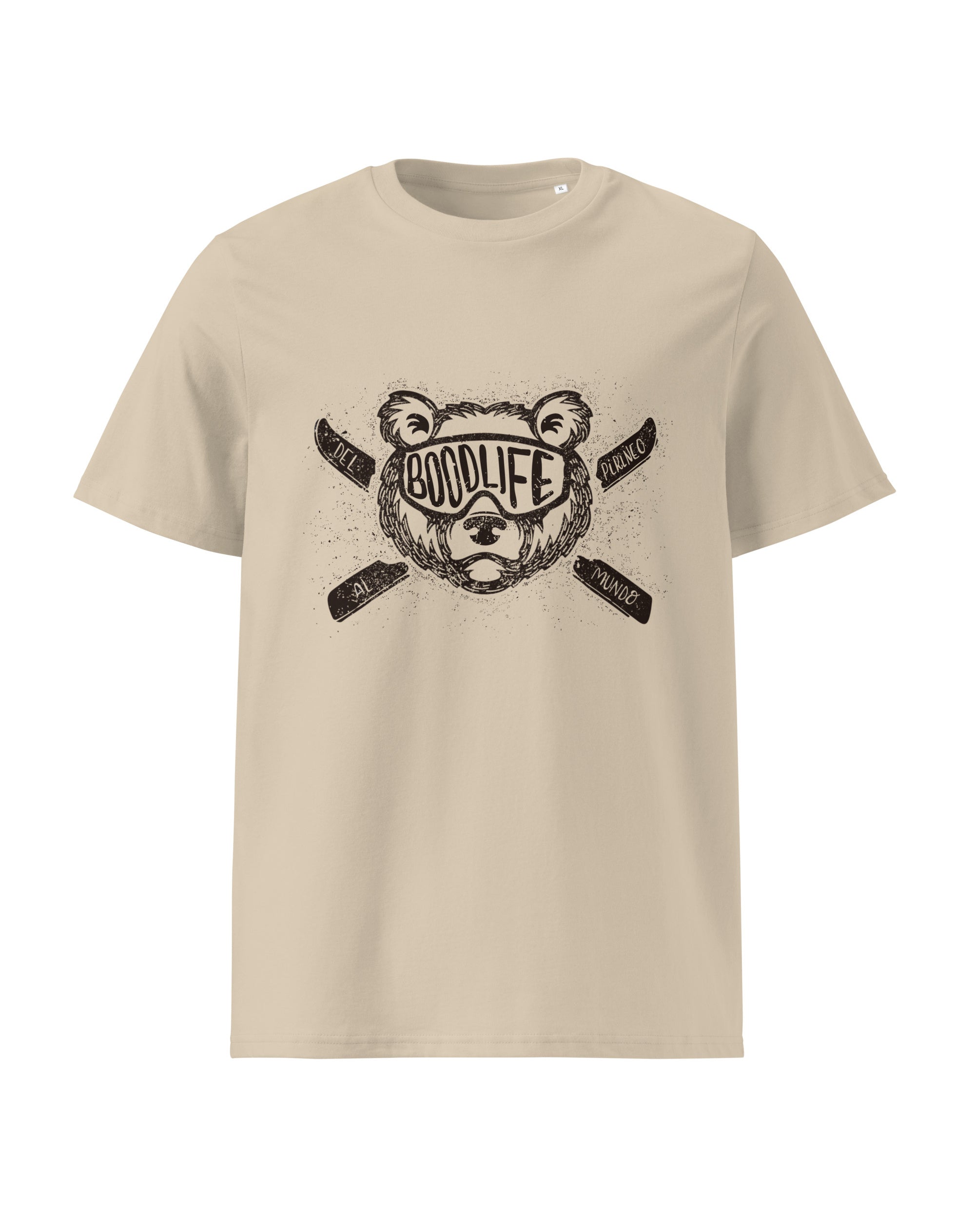 Camiseta Pardo de Boodlife en color beige, algodón orgánico