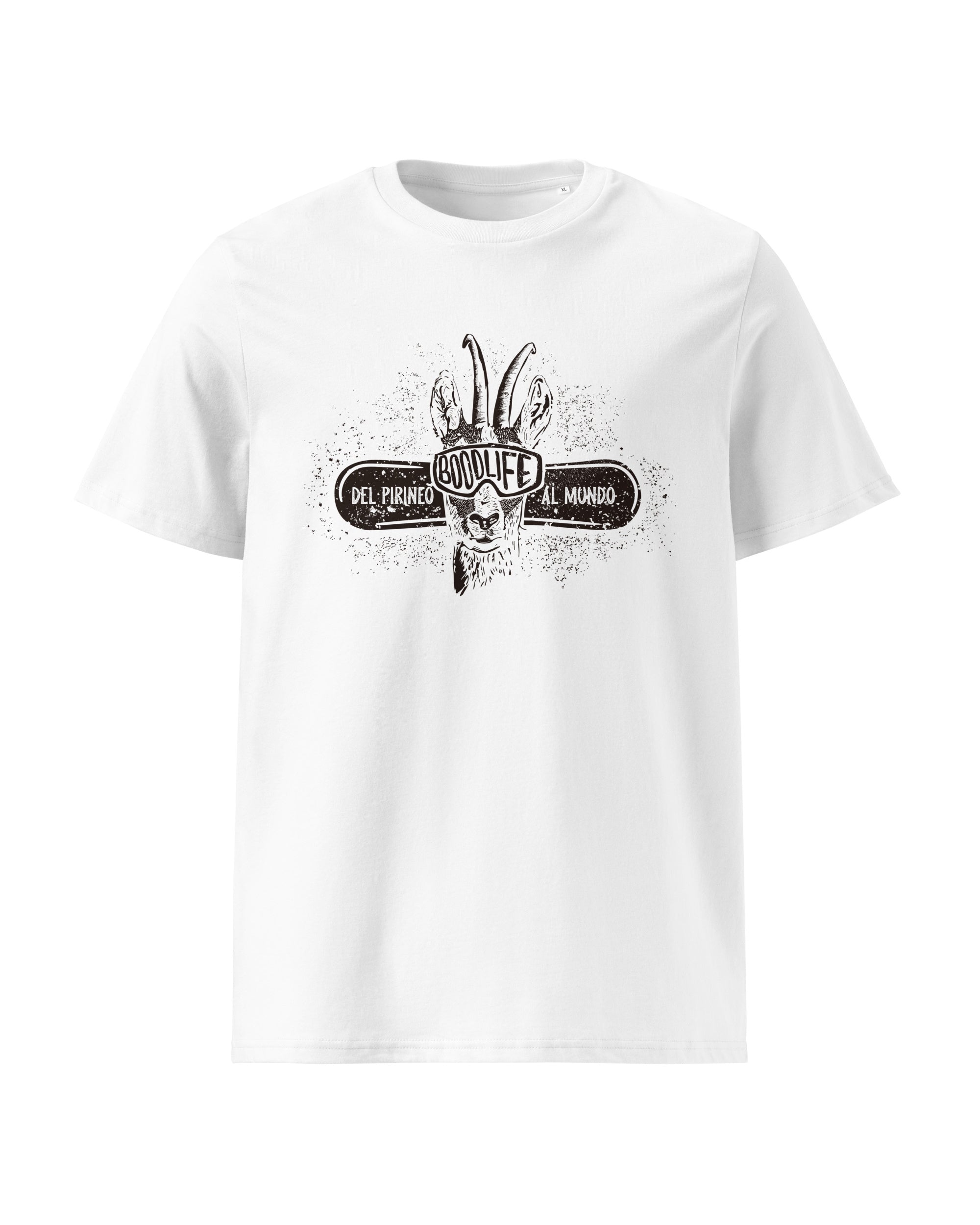 Camiseta Sarrio de Boodlife en color blanco, algodón orgánico