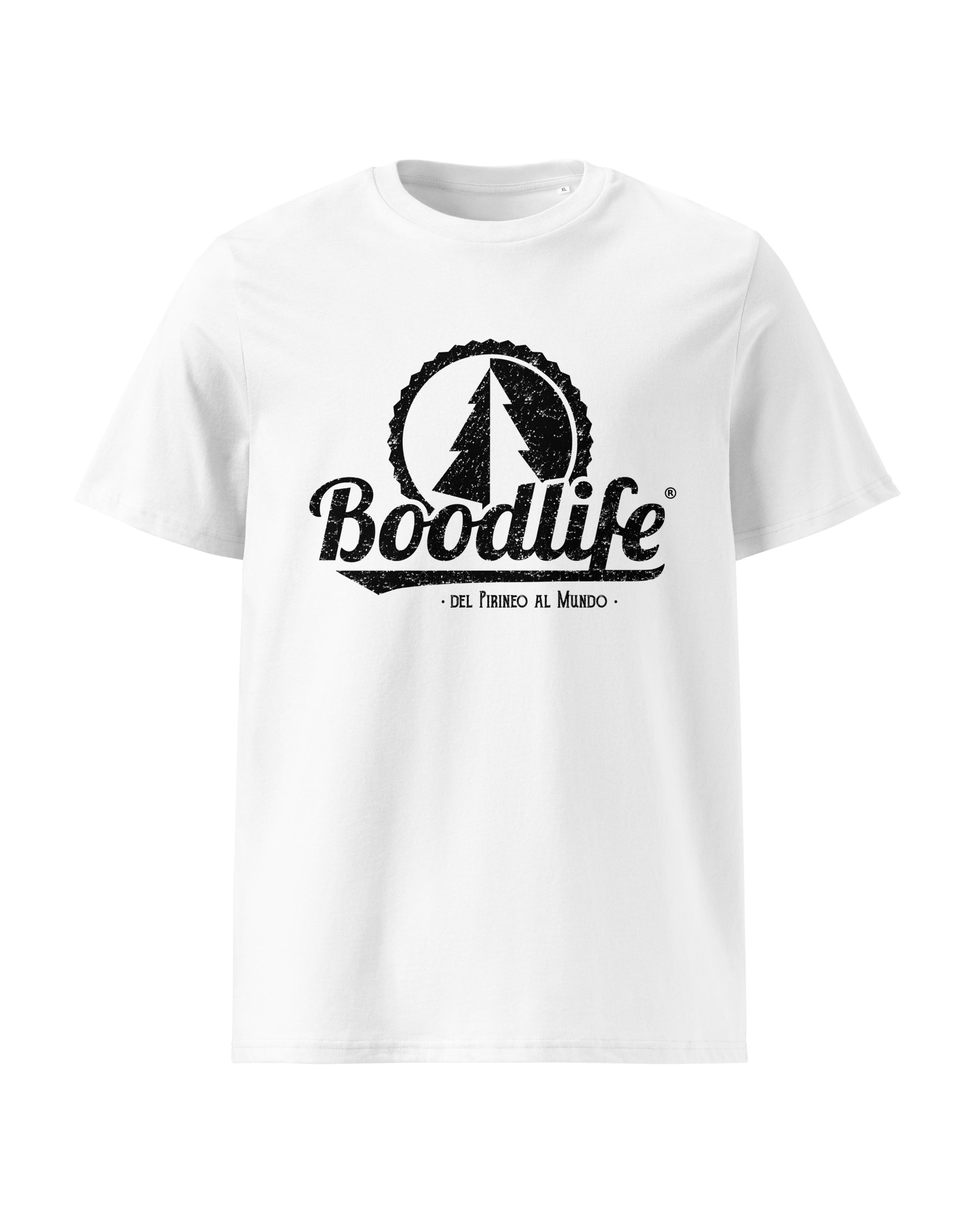 Camiseta Orígenes de Boodlife en color blanco, algodón orgánico