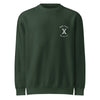 Jersey Sacro Studio Forest de Boodlife en verde militar, con el sello «Sacro Studio X Boodlife» estampado en blanco en el pecho