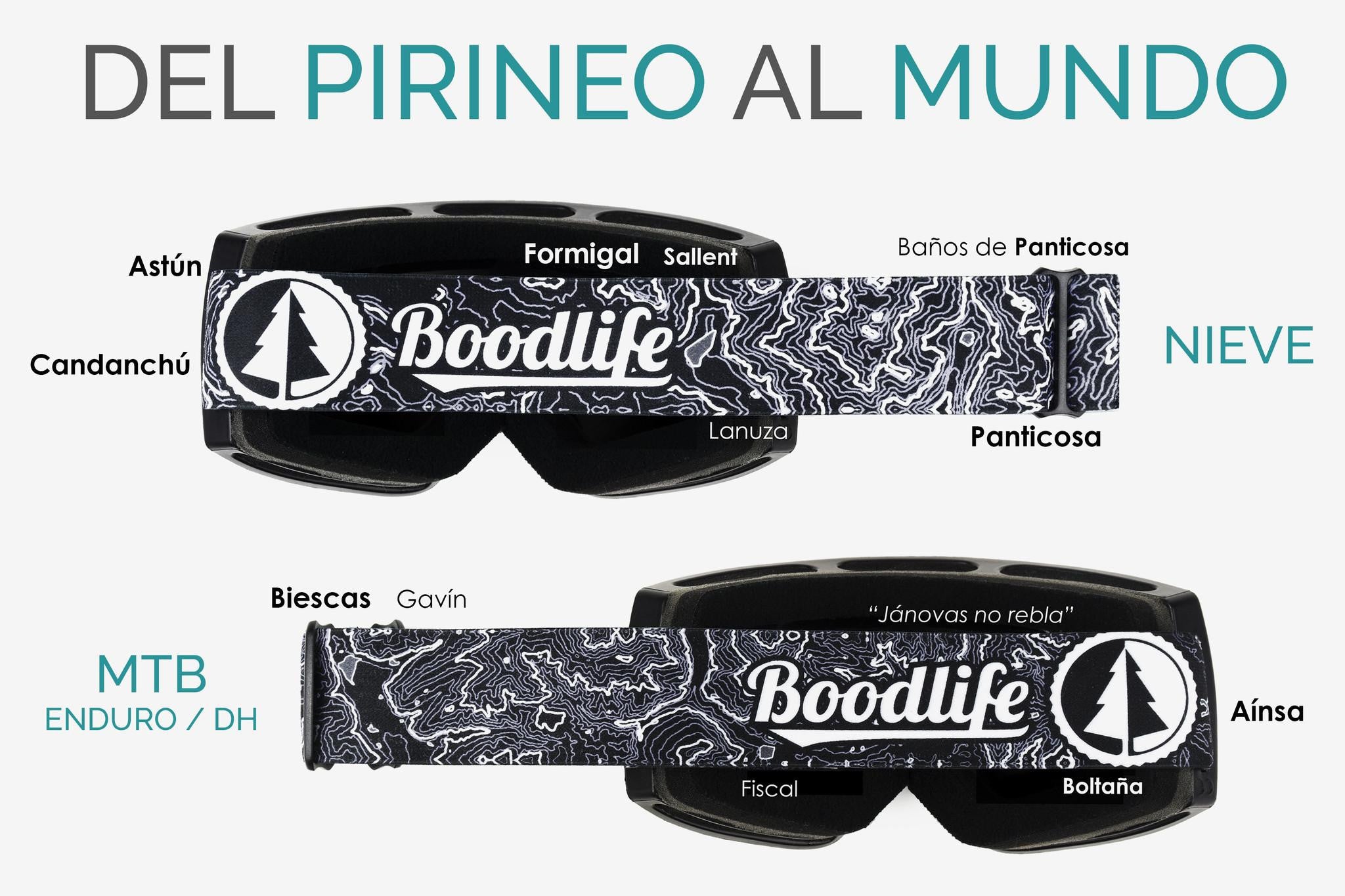 Gafas de nieve Black & Magma